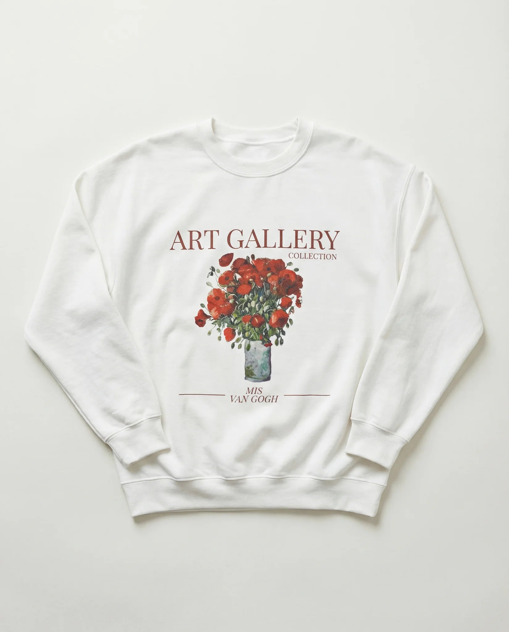 Red Poppies Crewneck - Van Gogh - Sweatshirt | My Turtle